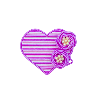 ハートのブローチ