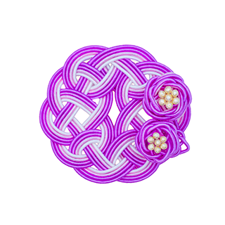 アジサイのブローチ